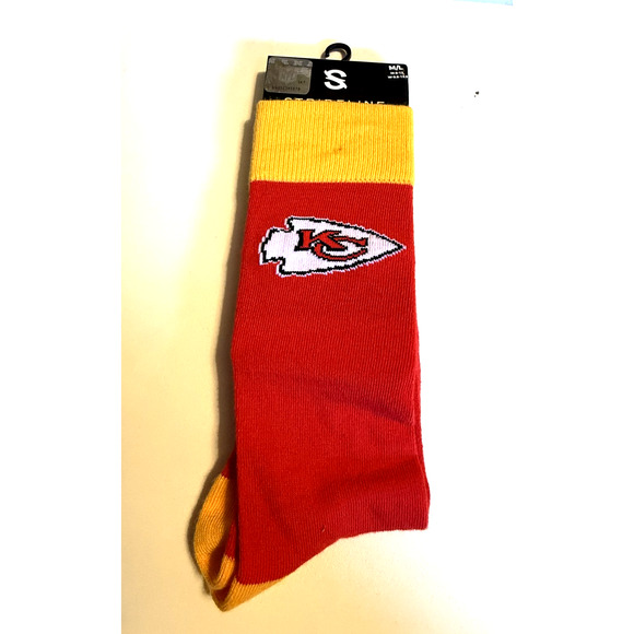 Strideline Kansas City Chiefs Unisex Socks M/L Sizes M: 8-12 W: 9.5-13.5 NWT - Picture 1 of 4